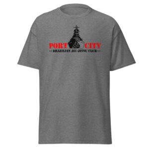 Port City Brazilian Jiu-Jitsu Club front logo shirt